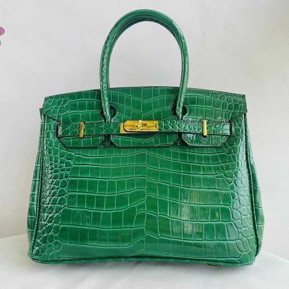 Emerald Crocodile Pattern Large 30cm