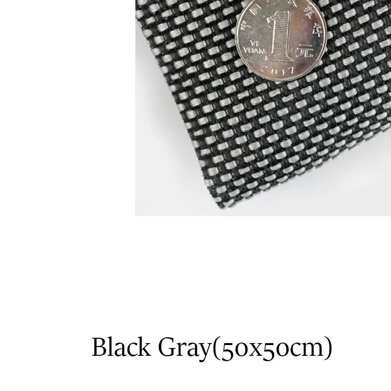 Kleur: Zwart Grijs (50x50cm)