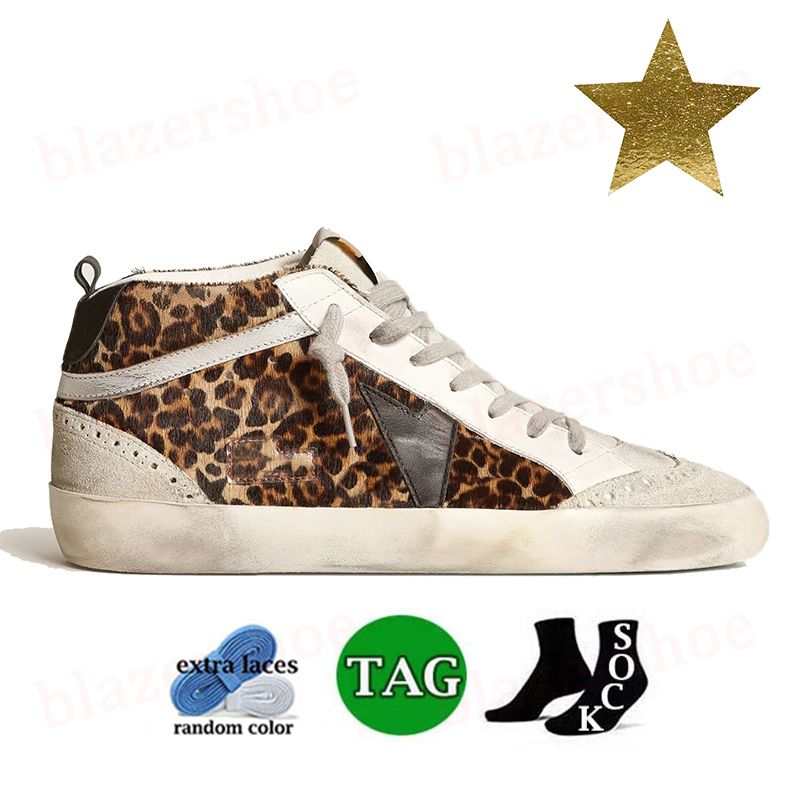 M22 Leopard Print Pony Hud med Black S