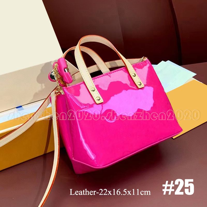 #25 Bag-Shiny Leather (22x16.5x11cm)