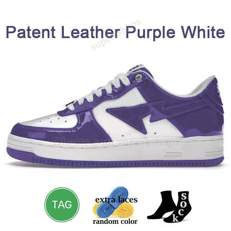 A06 Patent Leather Purple White 36-47