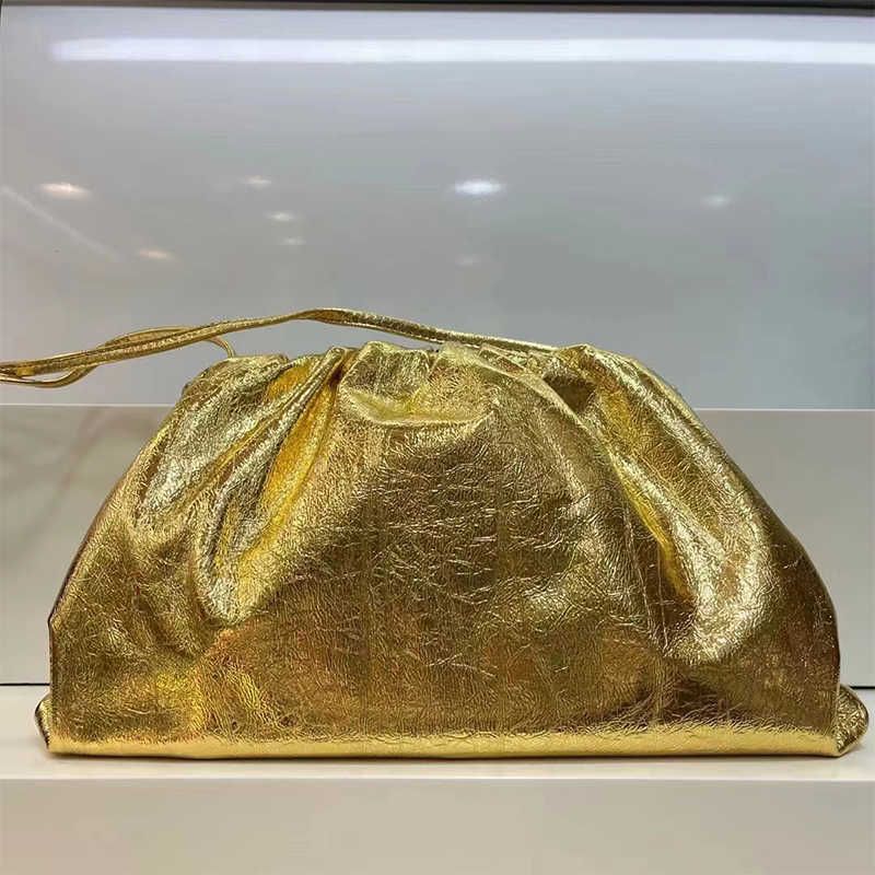 Gold Large Cow Leather