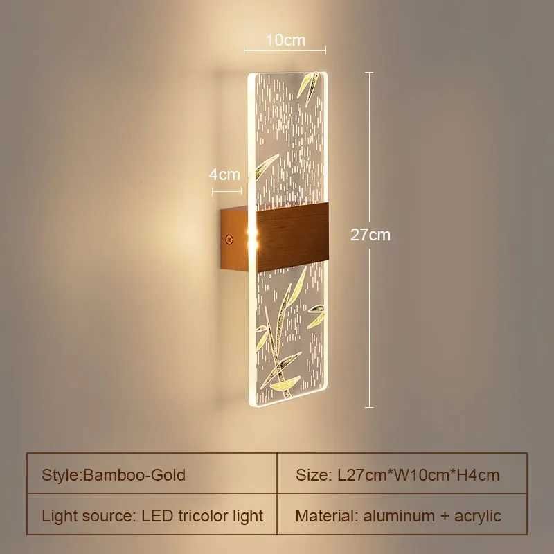 E-bamboe-goud-trichromatisch licht