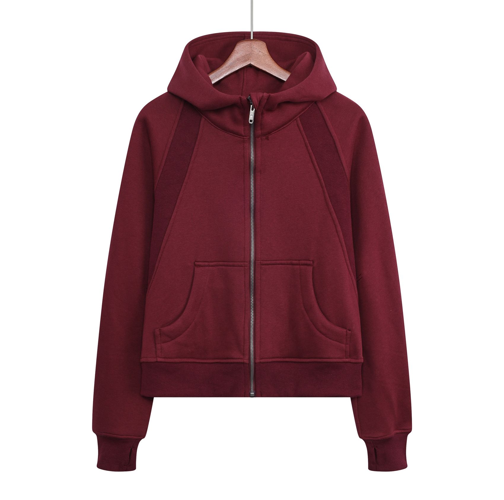 wine【Full-Zip Hoodie】