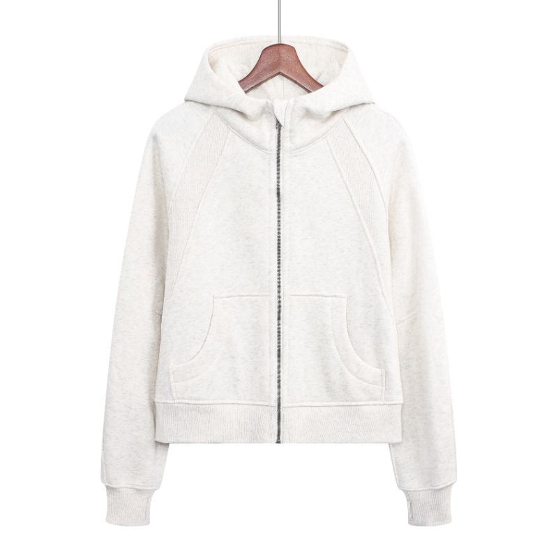 Inkjet White 【Full-Zip Hoodie】