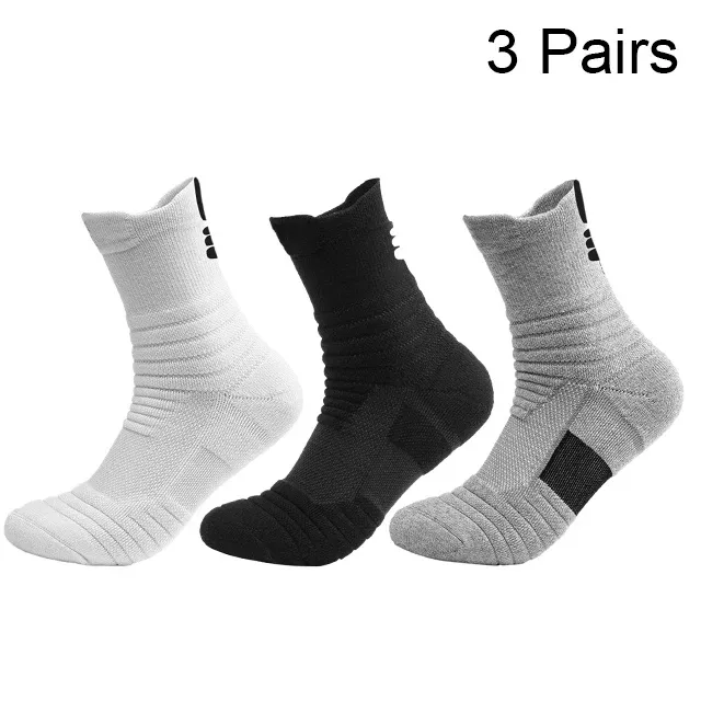 3pairs blandade långa