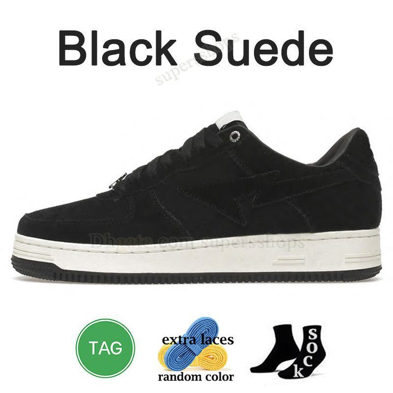 A55 Black Suede 36-45