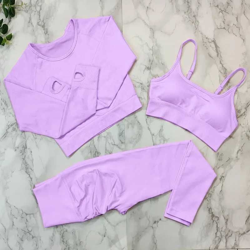 3pcs Light Purple