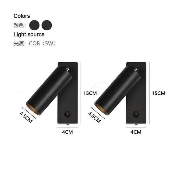 Preto 2pcs-Luz Branca 6000k