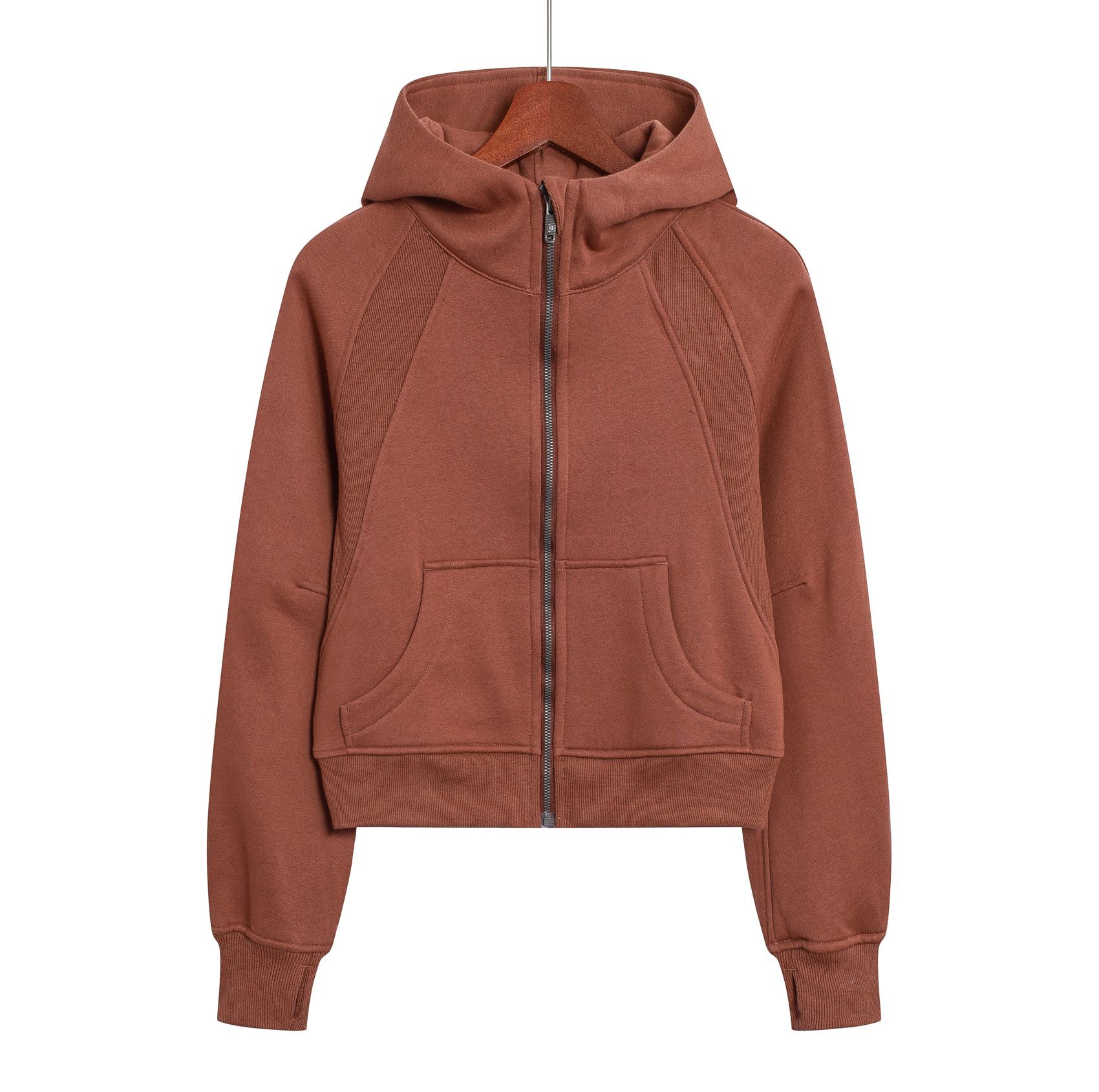 Brown 【Full-Zip Hoodie】