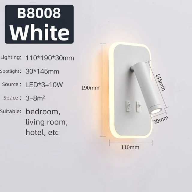 Bianco B8008-Bianco freddo (5500-7000k)