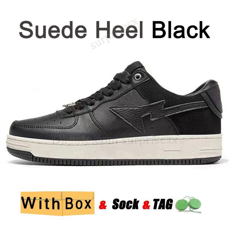 A47 Suede Heel Black 36-45