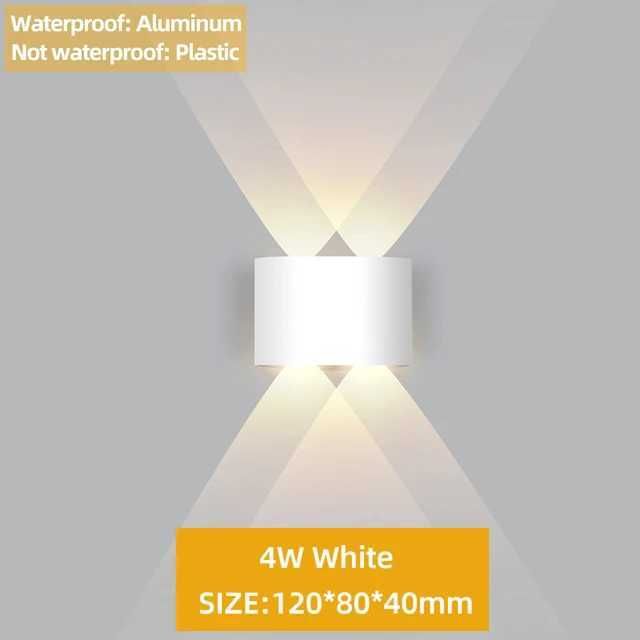 Luz blanca 4W-Warm 3000K-impermeable