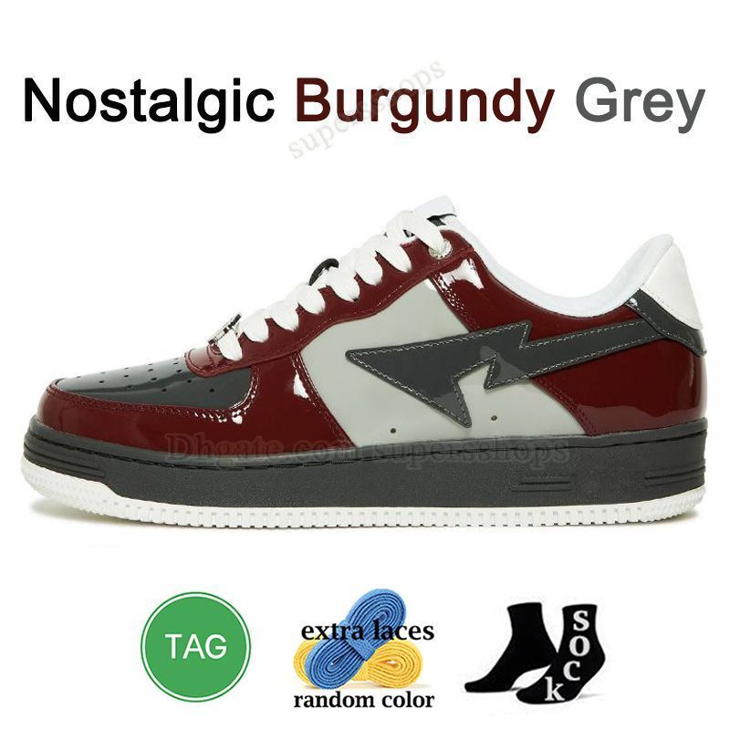 A34 Nostalgic Burgundy Grey 36-45