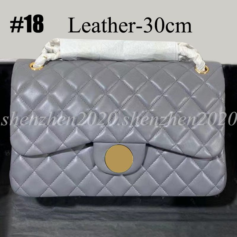 #18 Sheepskin Leather-Gold Logo 30cm