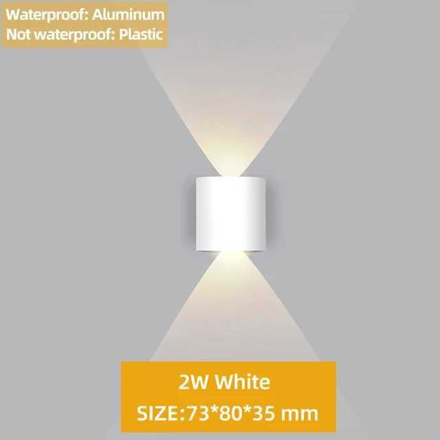 Wit 2w-warm licht 3000k-waterdicht