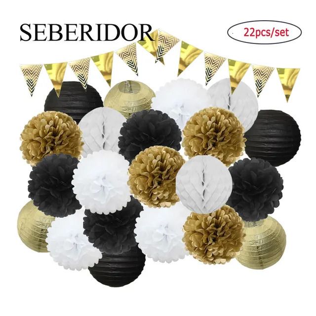 Gold Black Set-8 polegadas (cerca de 20 cm)