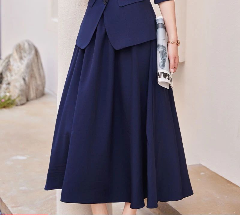 Drak blue skirt