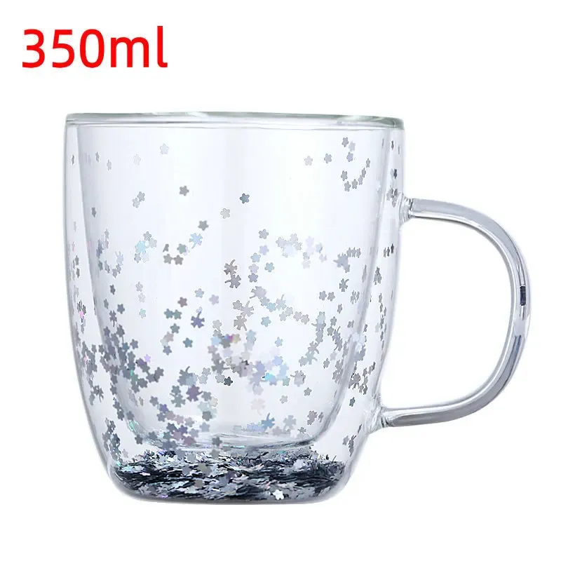 250 ml 350 ml sequined silve