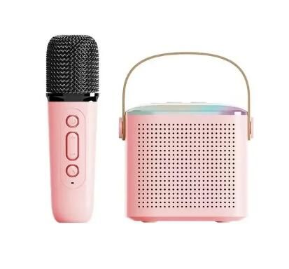 rosa com 1 microfone