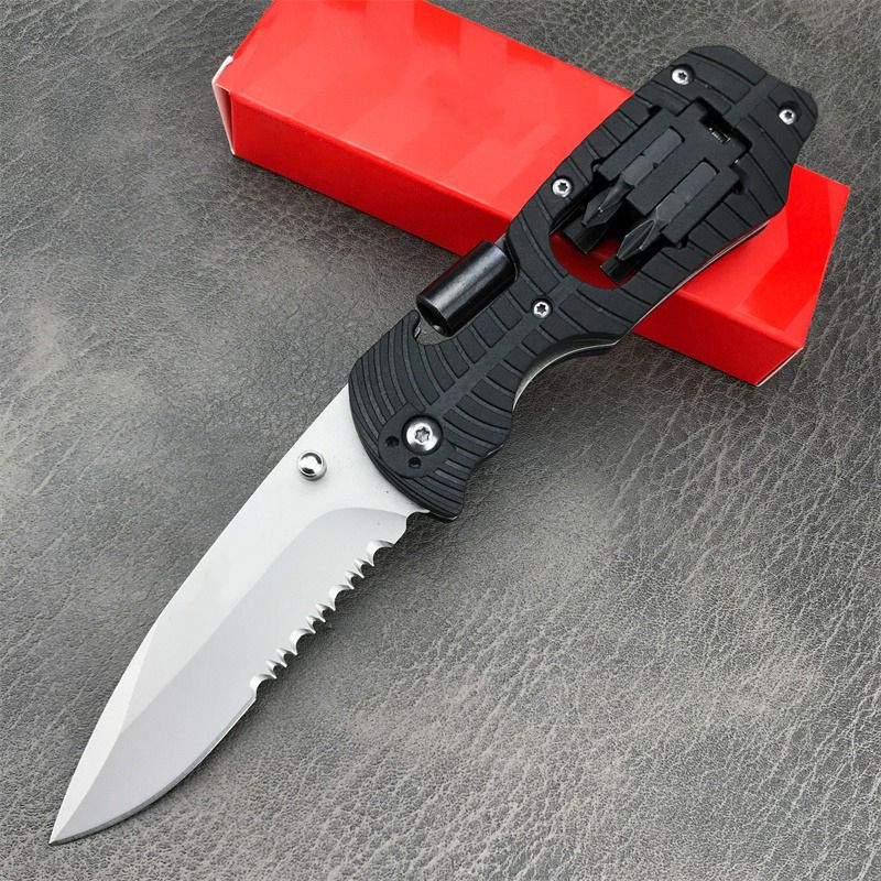 serrated black