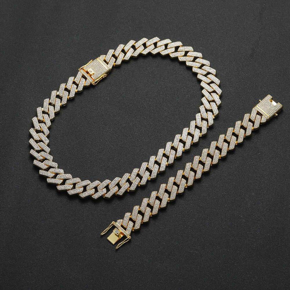 Gold-Cuba Chain-7inch (18 cm) -bracelet