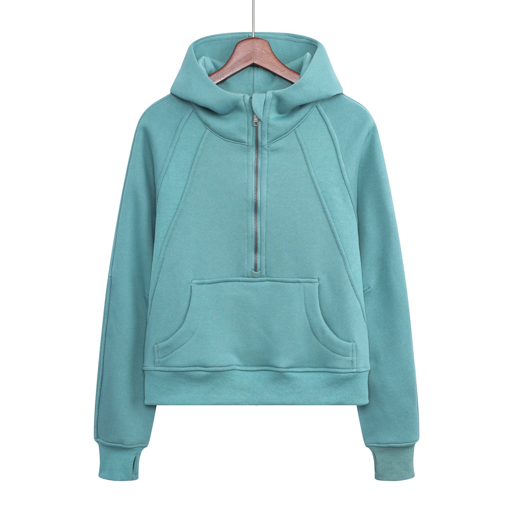 Mysterious Green【Half-Zip Hoodie】