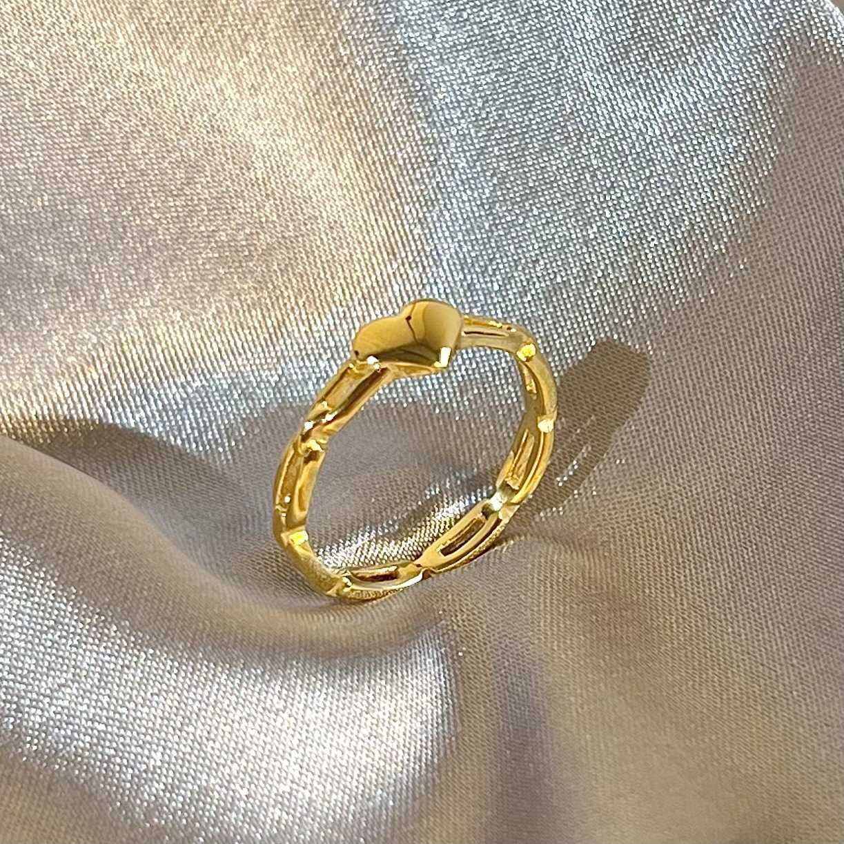 Gold Chain Love Ring