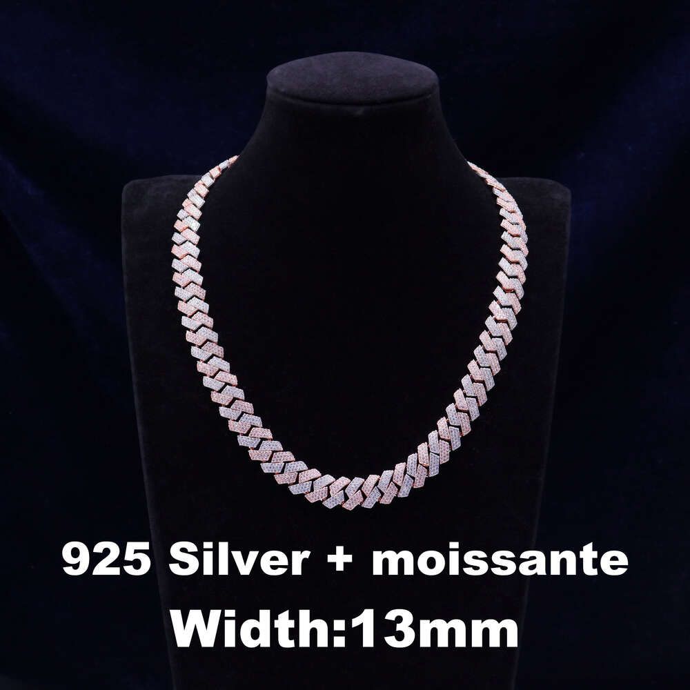 13mm (925Silver+Moissante) -26inChes