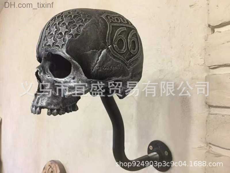 Skull Motorcycle Helmet Wall Decoration