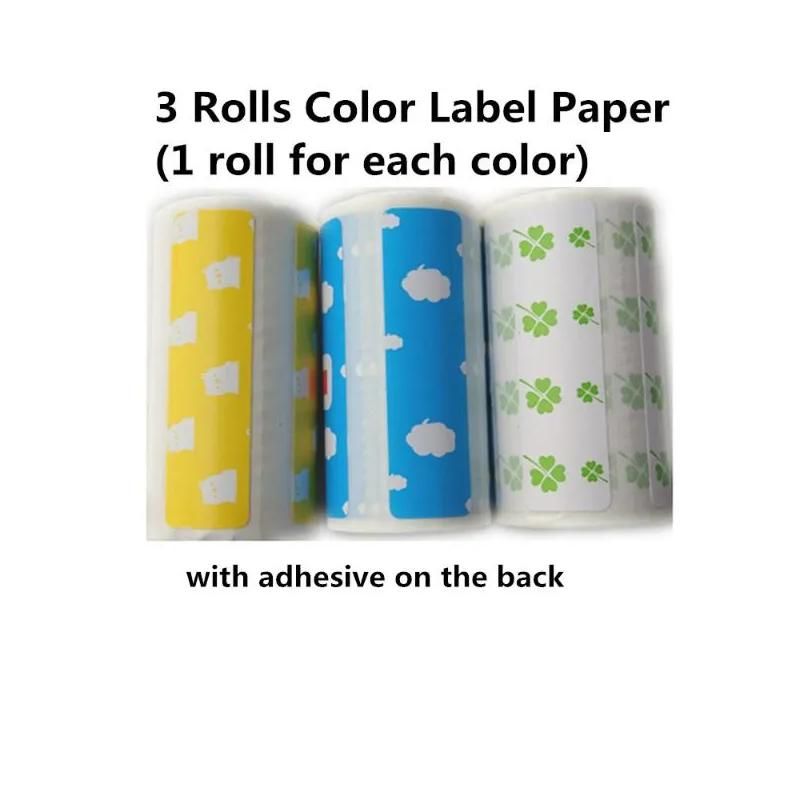 3 Roll etikettpapper