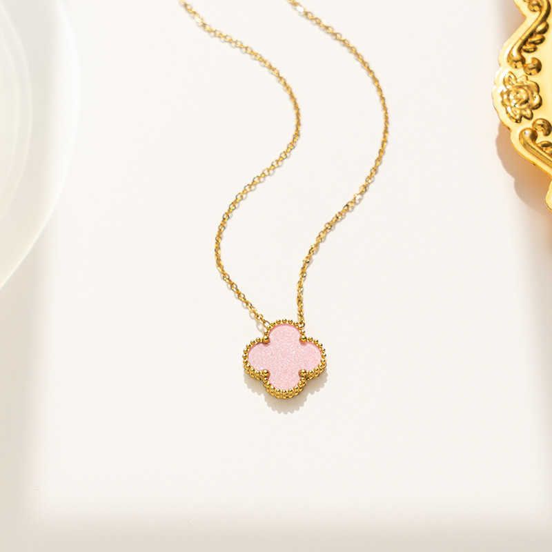 8853 Double Sided Pink Necklace