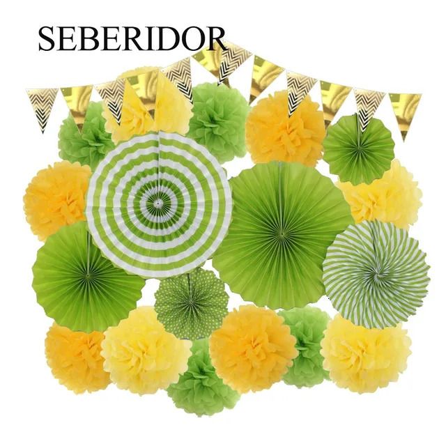 Green Yellow Set-Mixed Size