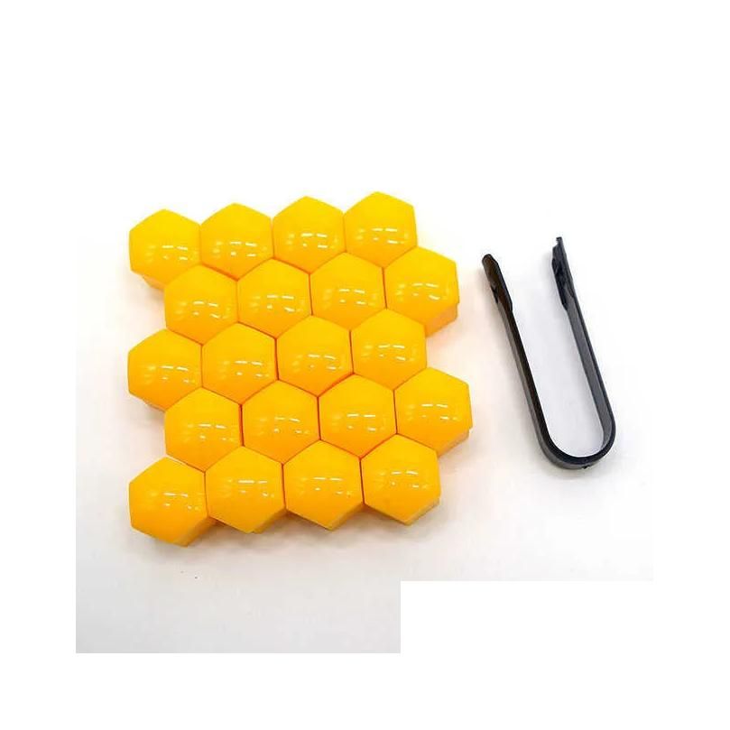 20pcs jaune-21 mm 20pcs