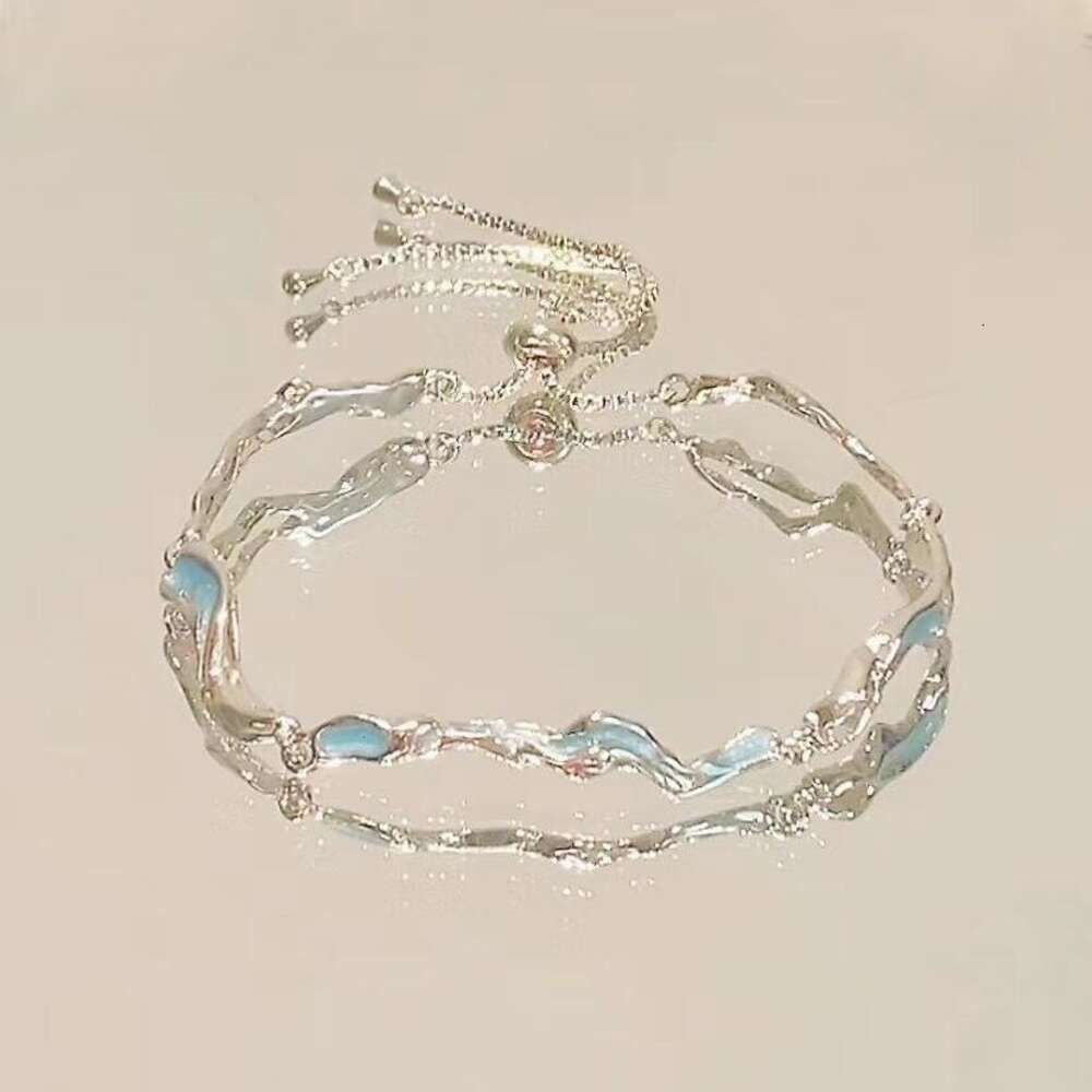 Blue Ocean Wave Bracelet