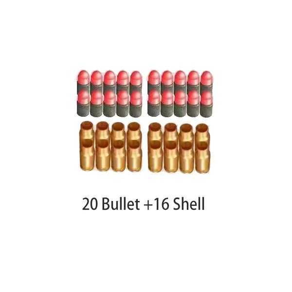 20 Bullet 16 Shell