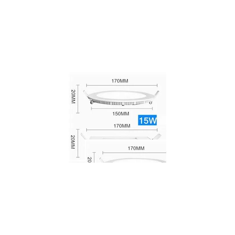 Dimmable 15W ronde