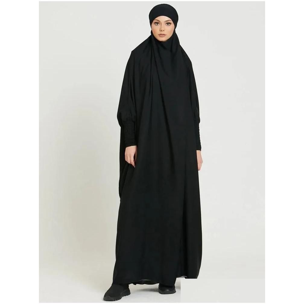 Jilbab noir une taille chinoise