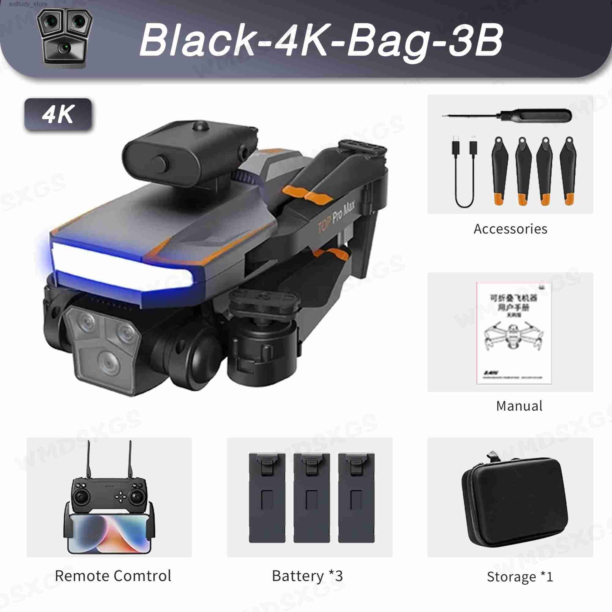 Svart 4K Bag 3B