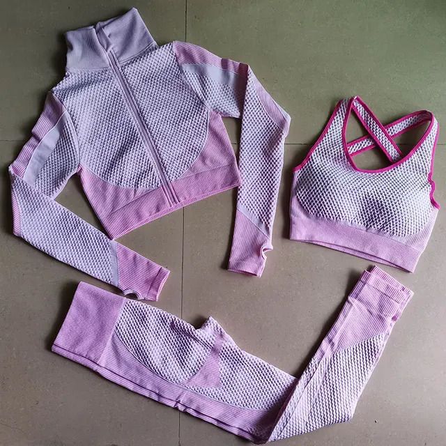 3PCS Pinkpuple