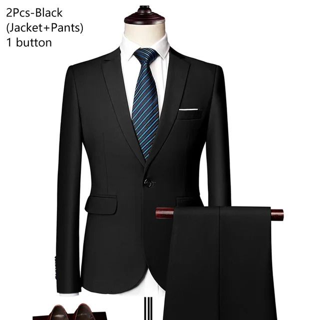 Black 2-piece Suit