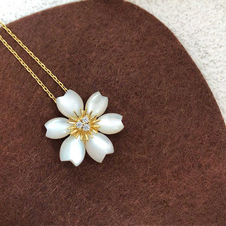 Christmas Flower Necklace-925 Silver