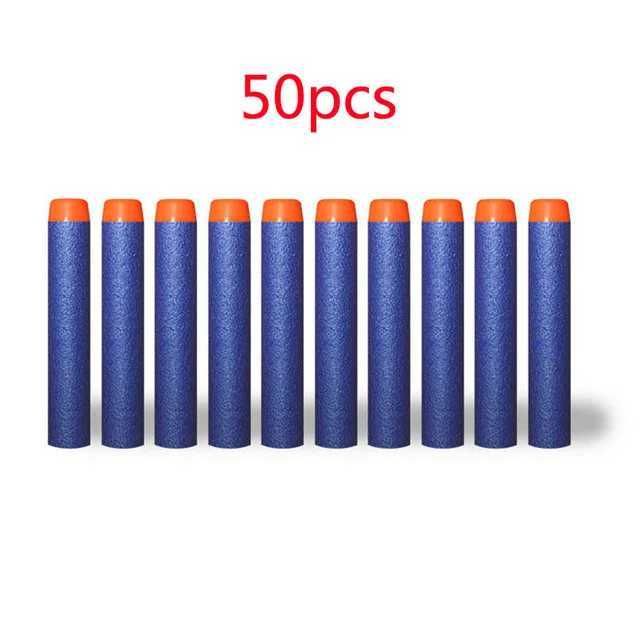 50pcs bleu solide