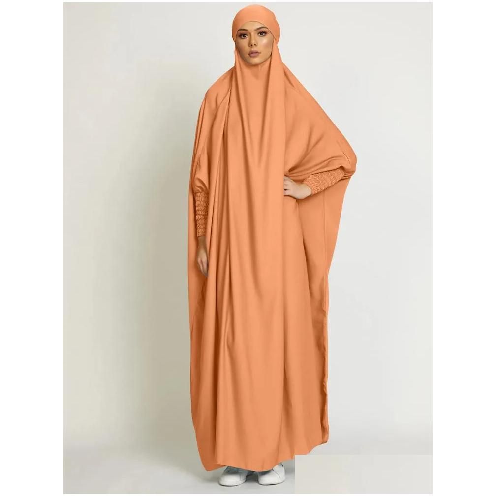 Orange jilbab unique chinoise