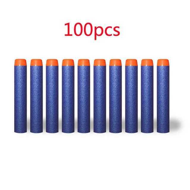 100pcs bleu solide