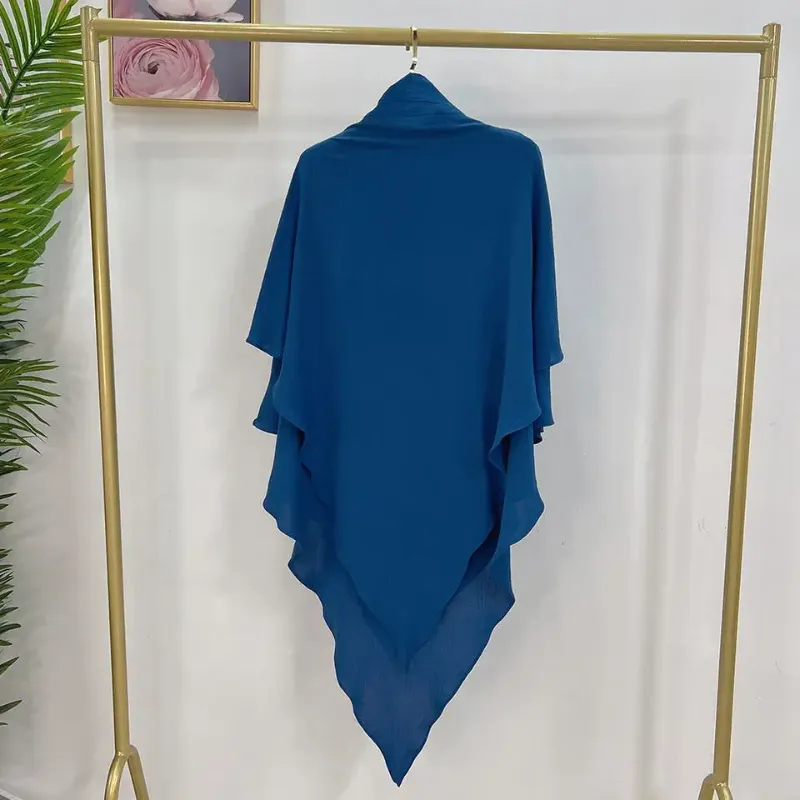 CHINE Hijab Bleu Paon