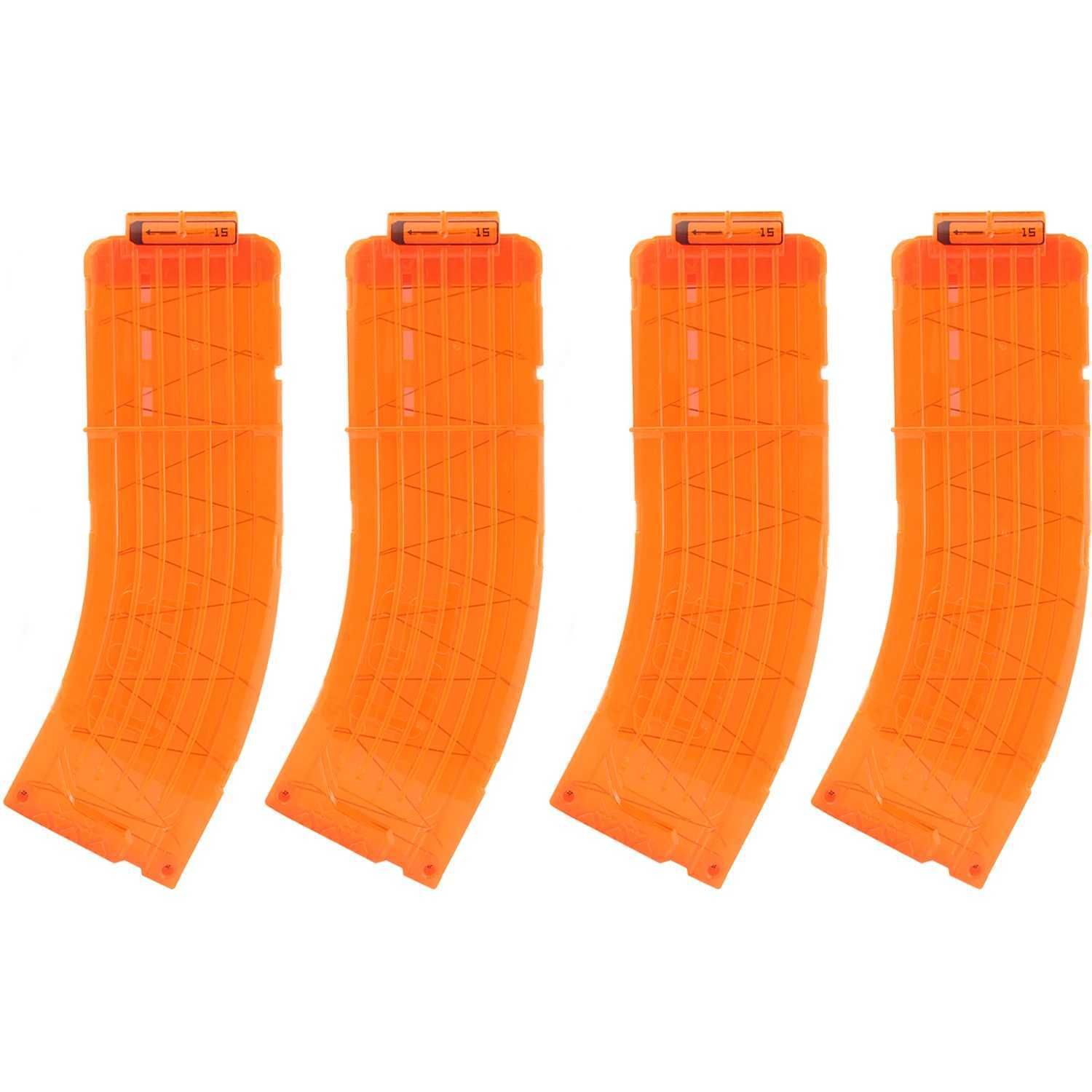 4pcs Transparen Orange