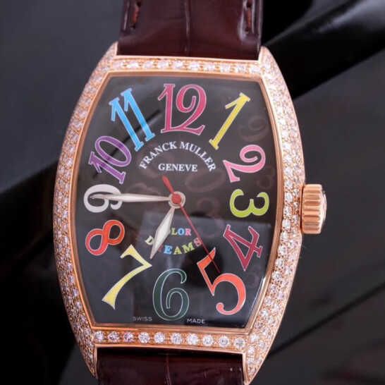 7851 Rose Gold Rear Diamond Colored