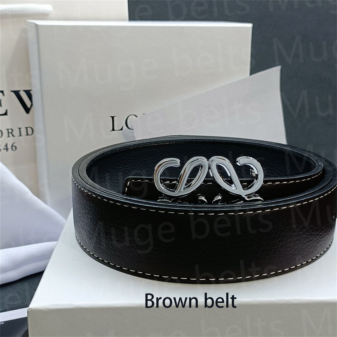 16# Silver Buckle+Brown