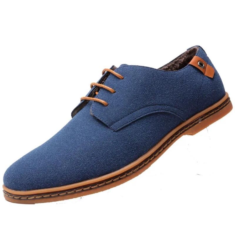 Chaussures en coton bleu